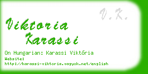 viktoria karassi business card